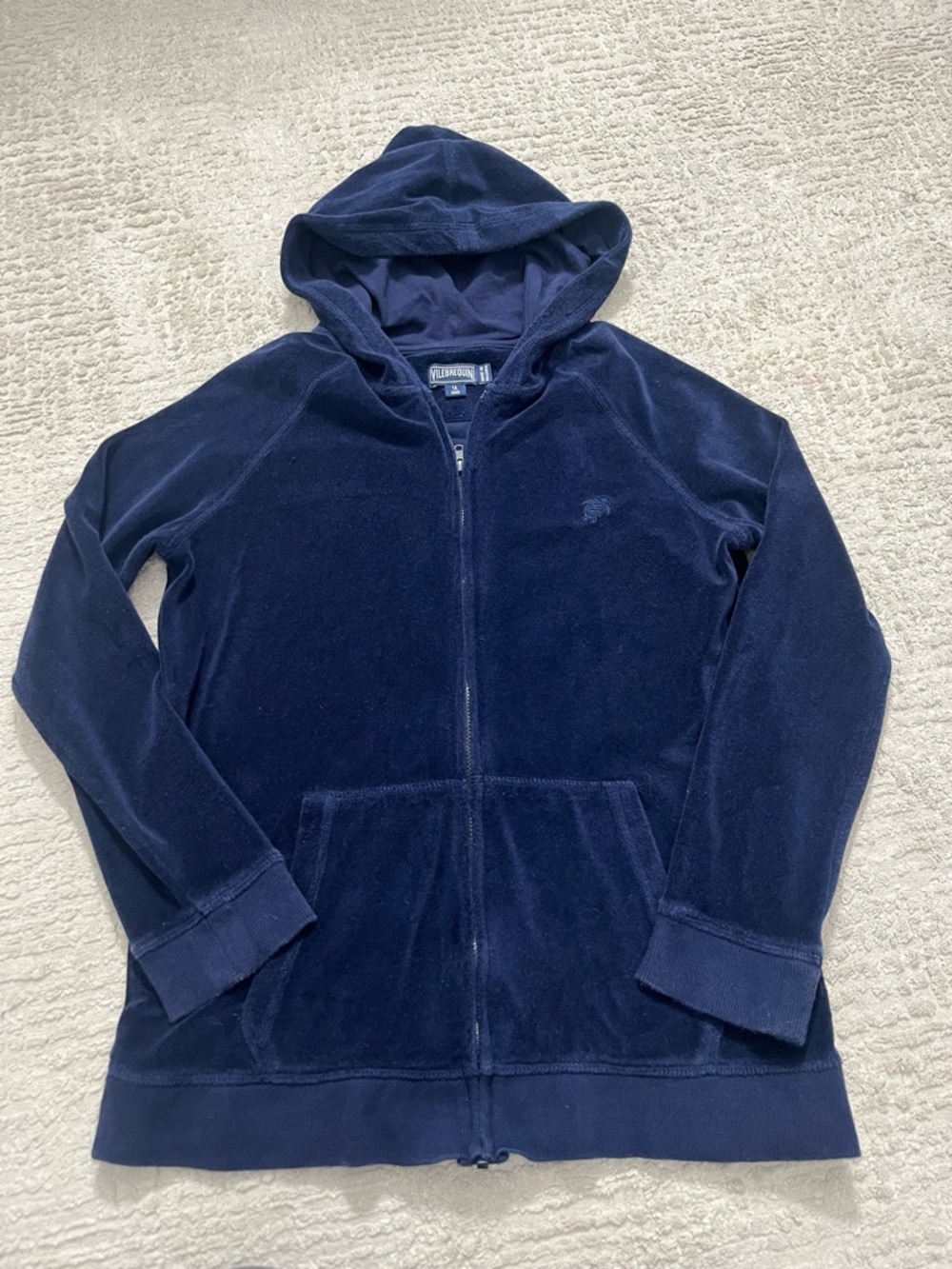Vilebrequin Kids Zip Up Terry Cotton Zip Hoodie